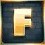 Golden Level F icon