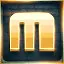 Golden Level M icon