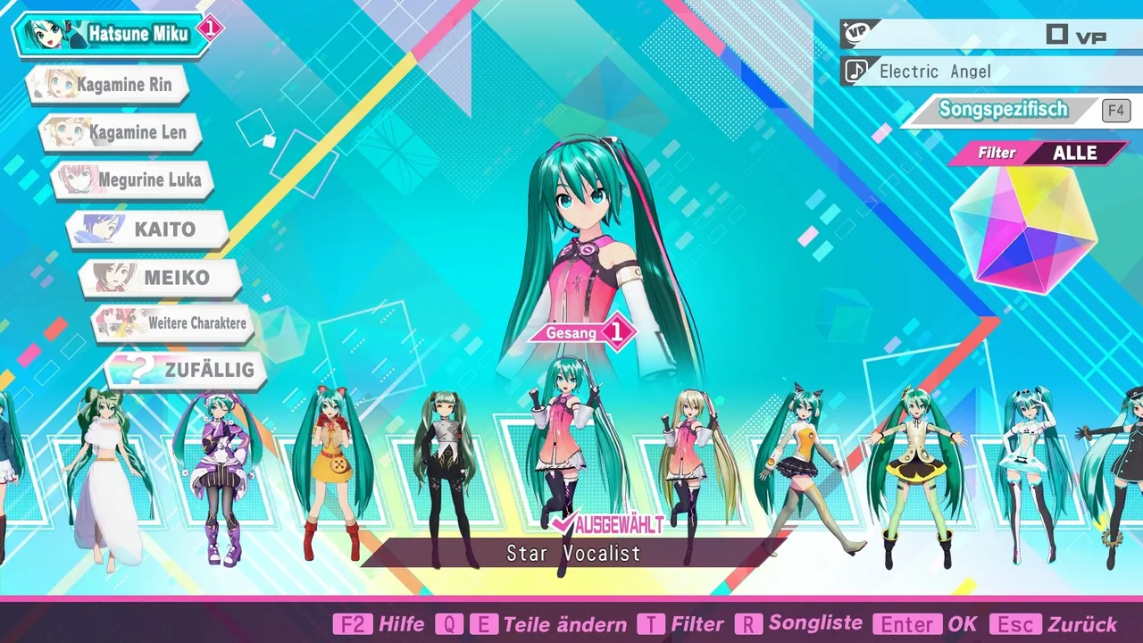 Hatsune Miku: Project DIVA Mega Mix+ Item Unlock Key Screenshot 3