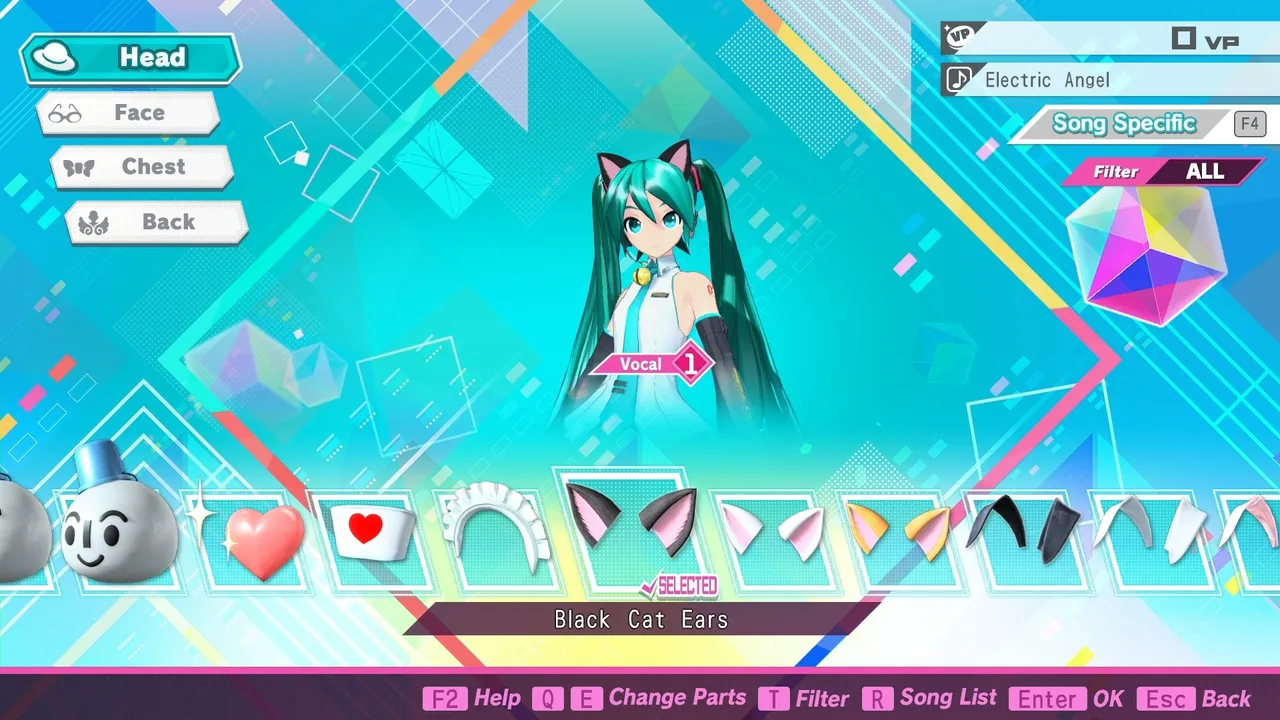 Hatsune Miku: Project DIVA Mega Mix+ Item Unlock Key Screenshot 5