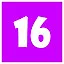 Level 16 icon