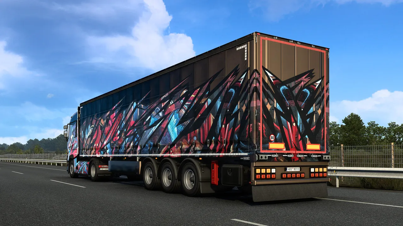 Euro Truck Simulator 2 - Street Art Paint Jobs Pack Screenshot 7