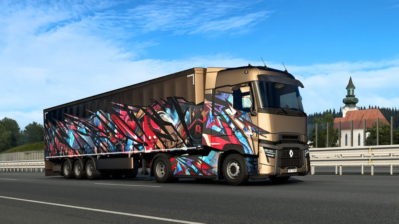 Euro Truck Simulator 2 - Street Art Paint Jobs Pack Screenshot 6