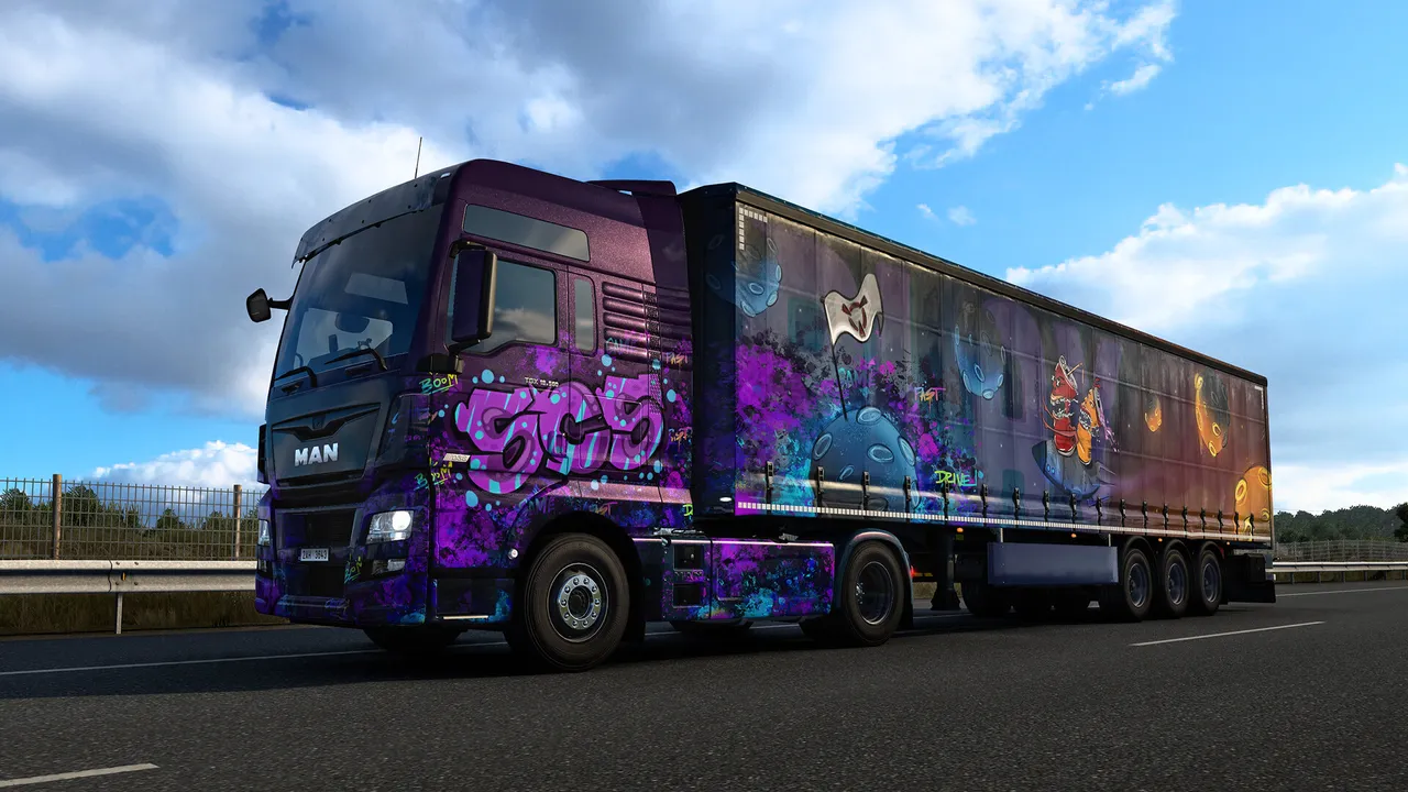Euro Truck Simulator 2 - Street Art Paint Jobs Pack Screenshot 8