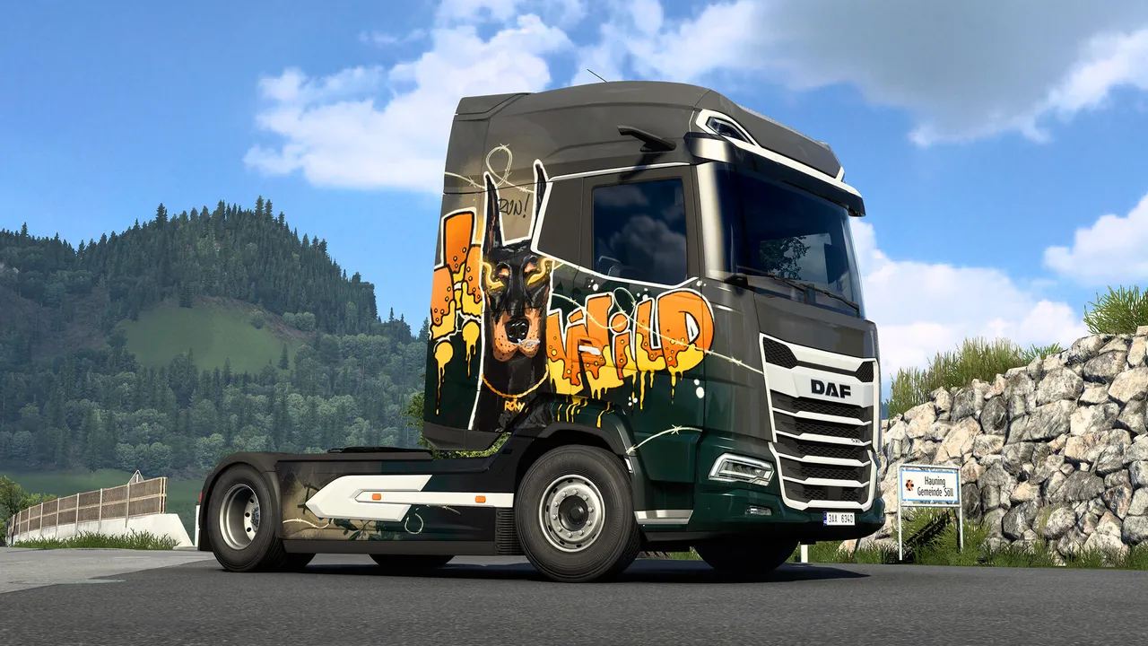 Euro Truck Simulator 2 - Street Art Paint Jobs Pack Screenshot 2