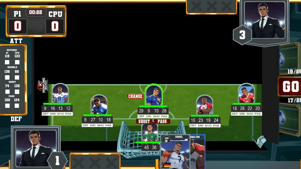 FootBall Card Battle Demo Screenshot 3