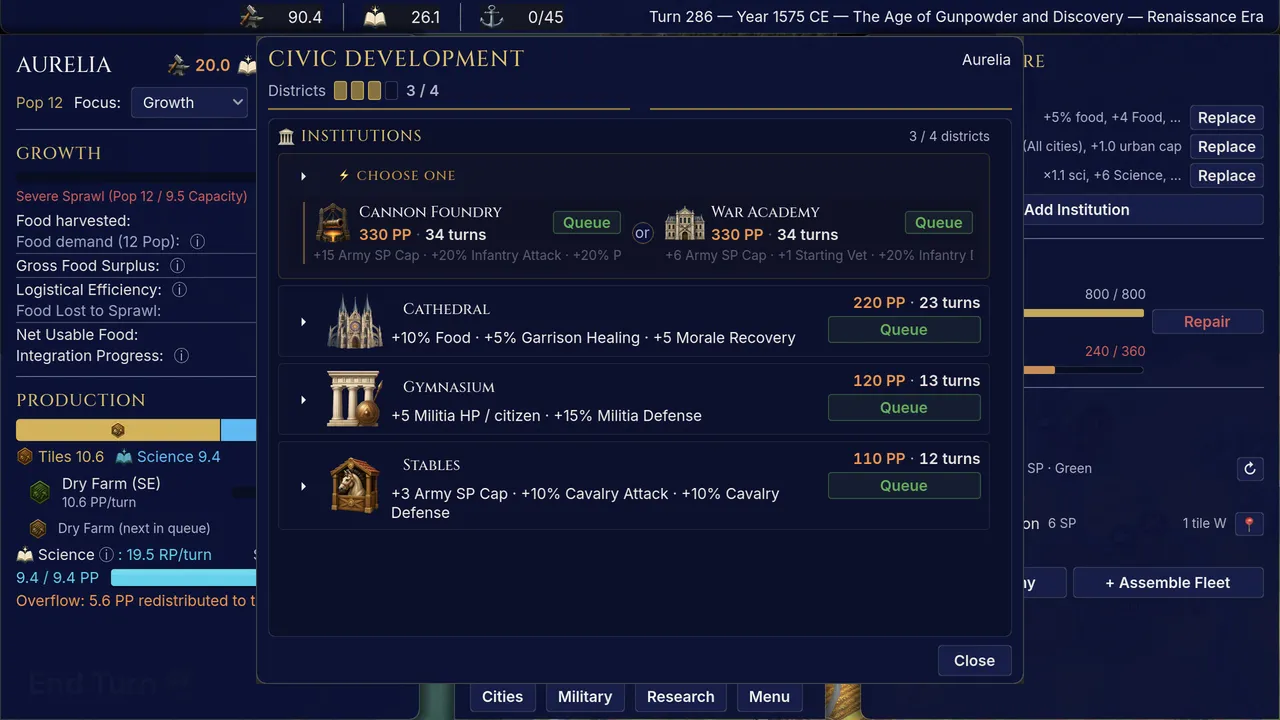 Master of the Ages: Foundations of History Screenshot 1