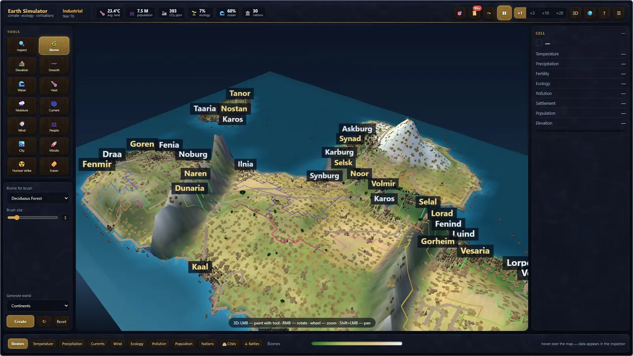 Earth Simulator Screenshot 4