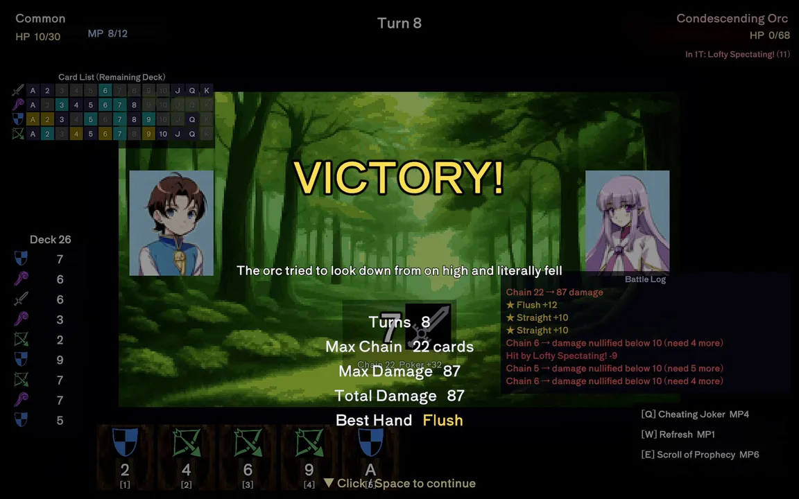 Suits of Fantasia Demo Screenshot 3