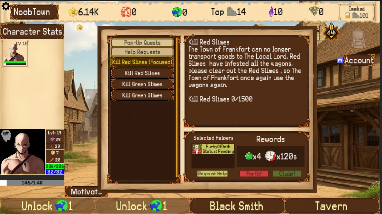 Idle Isekai - An idle RPG Screenshot 1