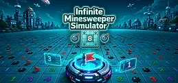 Infinite Minesweeper Simulator
