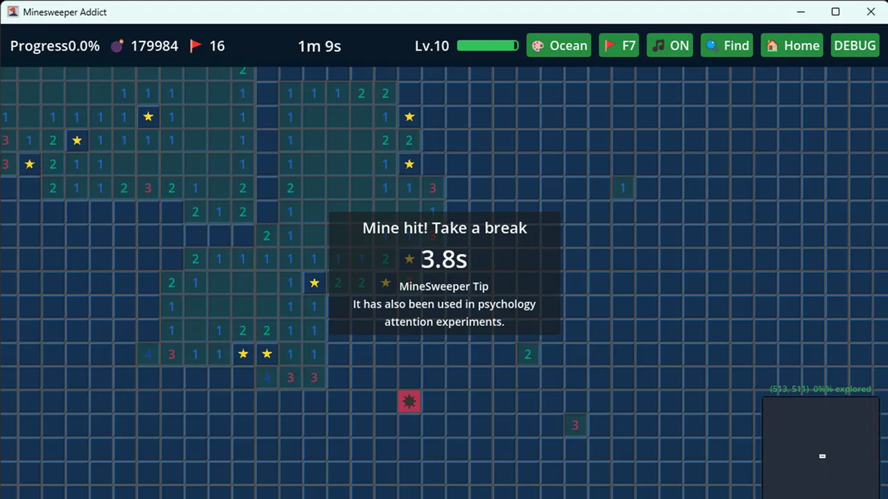 Infinite Minesweeper Simulator Screenshot 3