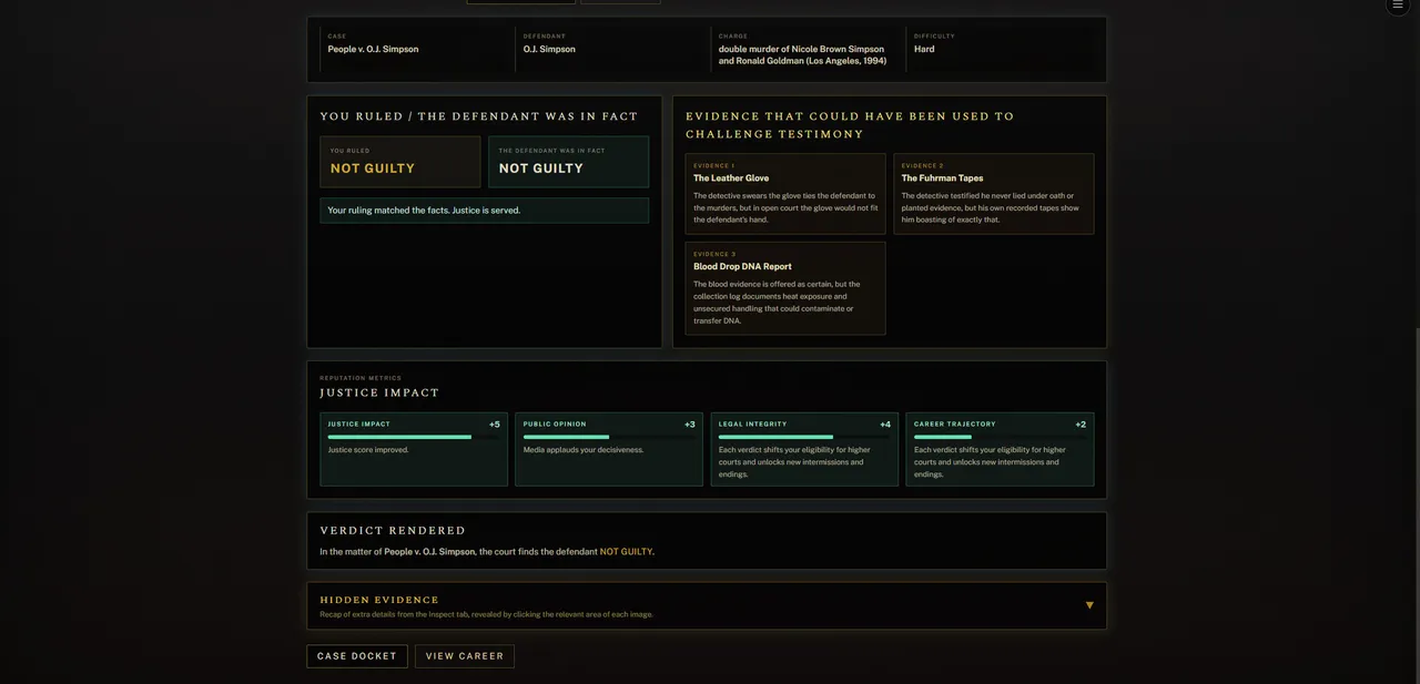 Judge SIM True Verdicts I Screenshot 4