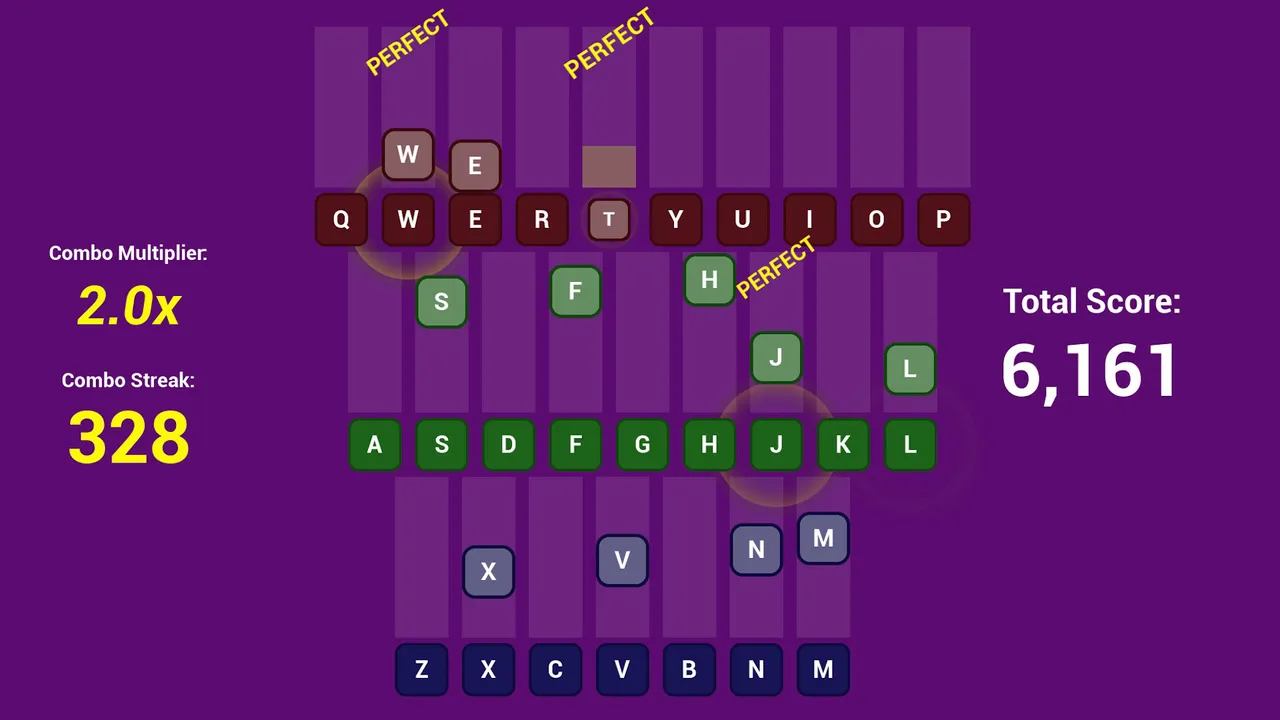 QWERTY Rhythm Power Screenshot 0