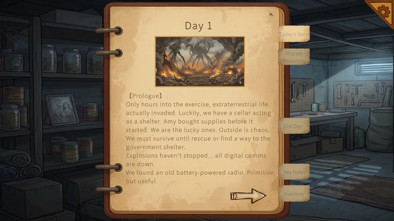 Survivor's Log: N17 Shelter Demo Screenshot 7