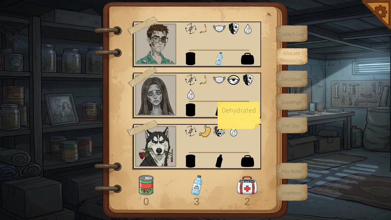 Survivor's Log: N17 Shelter Demo Screenshot 2