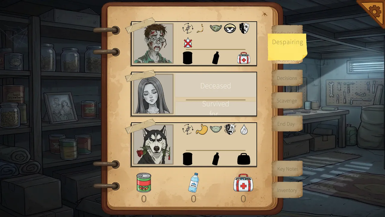 Survivor's Log: N17 Shelter Demo Screenshot 3