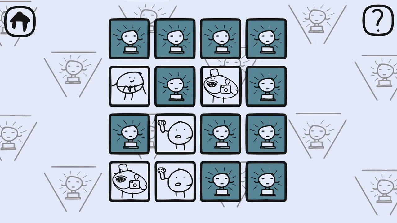 Celebrity Memory - 12in12 Game 1 Screenshot 1