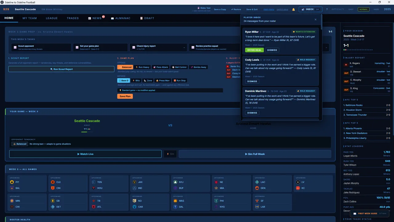 Sideline to Sideline Football Screenshot 3