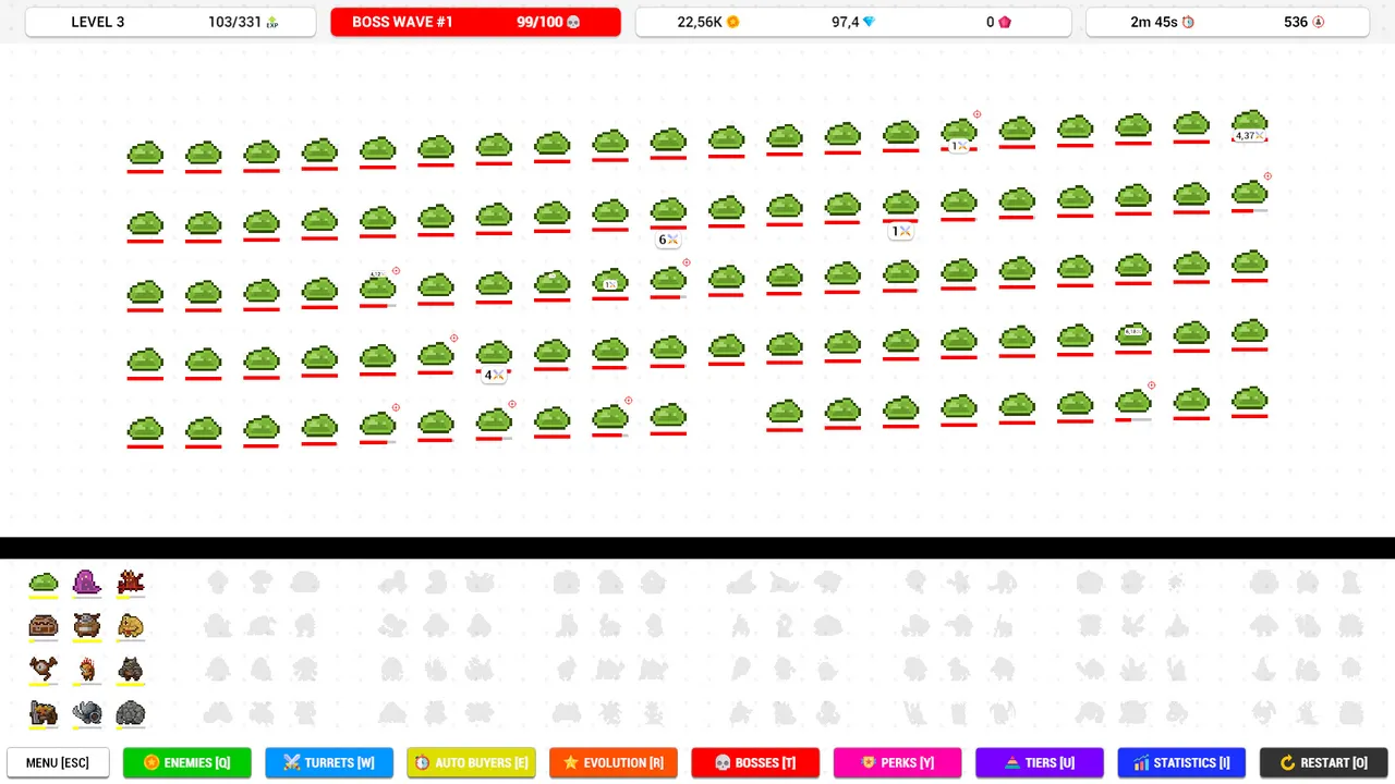 Idle Turrets Pixel Defense Screenshot 4