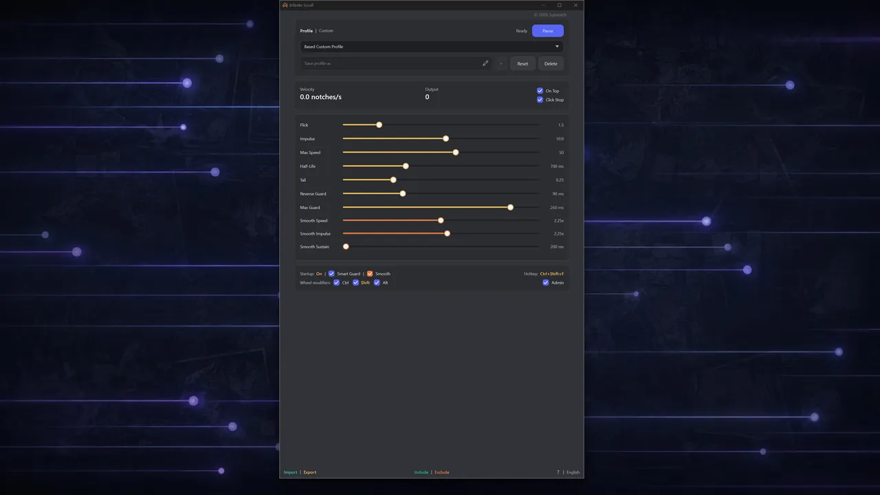 Infinite Scroll: Smooth Mouse Scrolling Screenshot 4