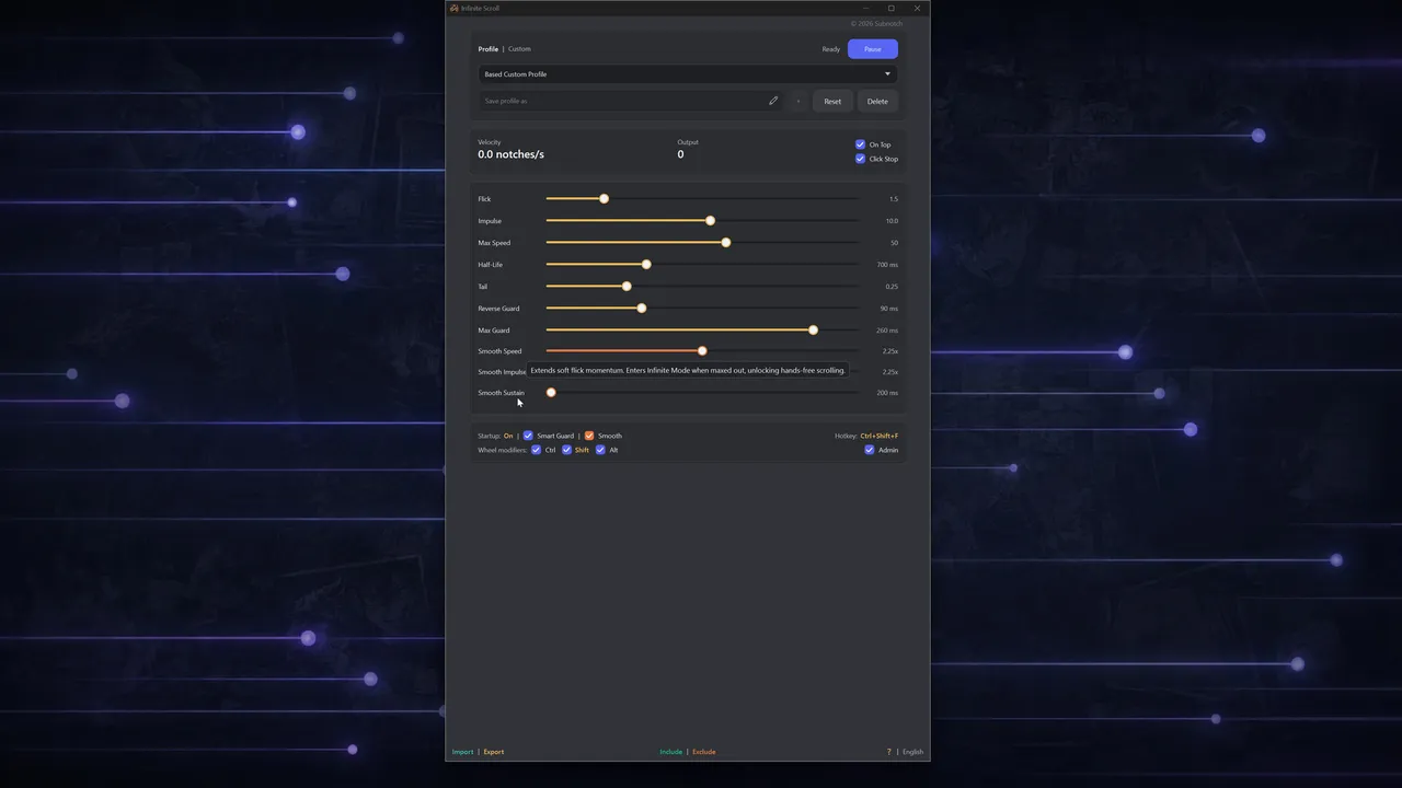 Infinite Scroll: Smooth Mouse Scrolling Screenshot 11