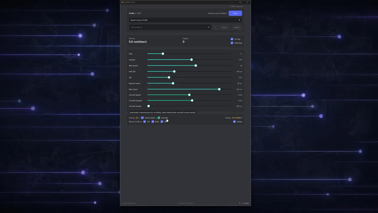 Infinite Scroll: Smooth Mouse Scrolling Screenshot 10