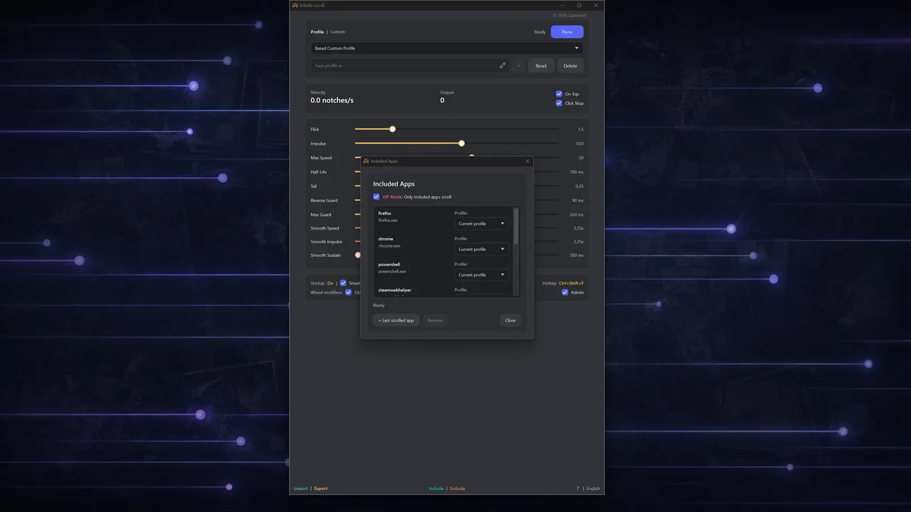 Infinite Scroll: Smooth Mouse Scrolling Screenshot 3