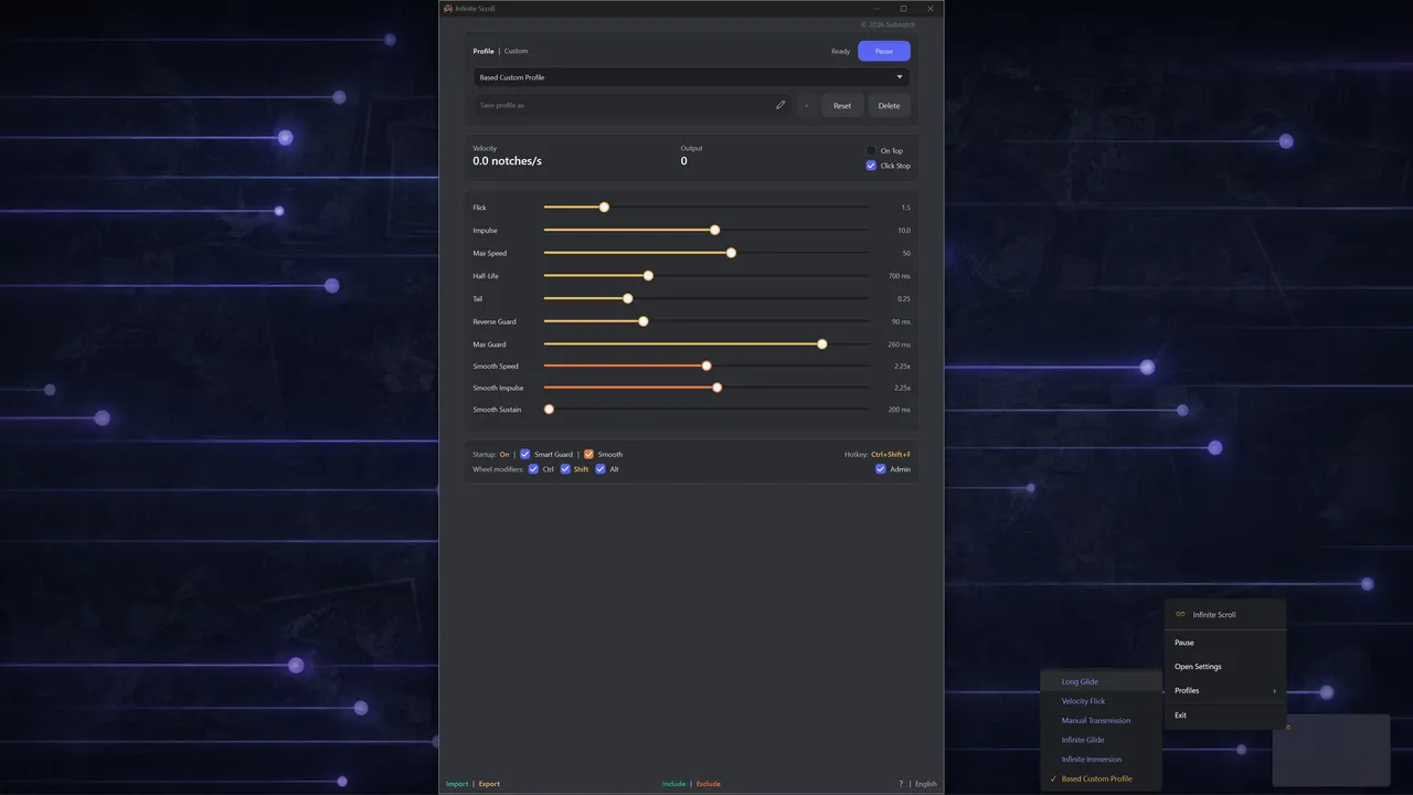Infinite Scroll: Smooth Mouse Scrolling Screenshot 9
