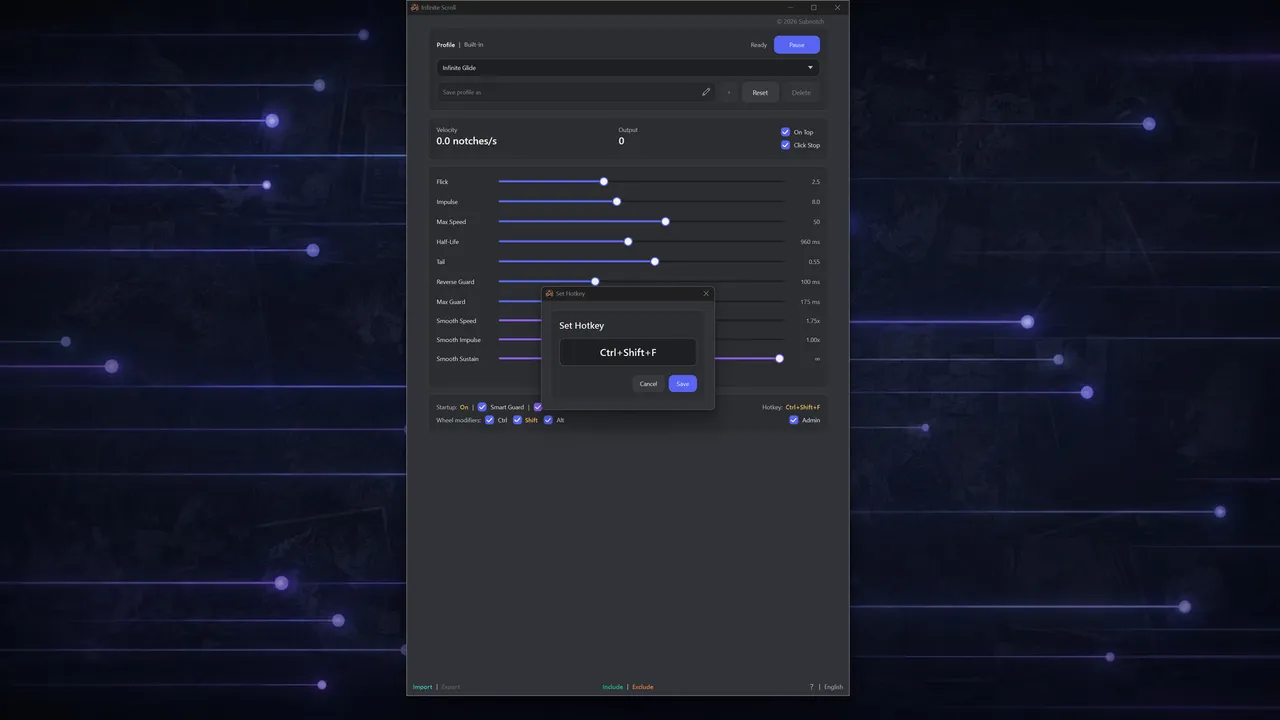 Infinite Scroll: Smooth Mouse Scrolling Screenshot 8