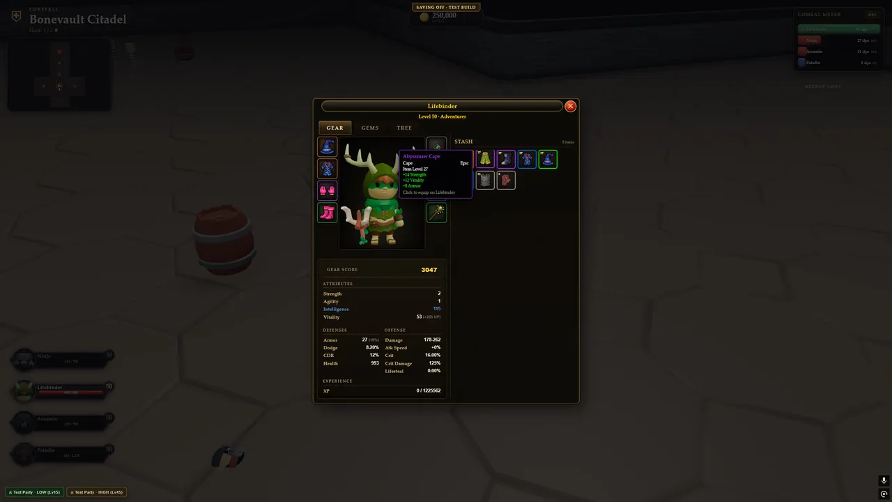 Corefall: Idle Dungeon RPG Demo Screenshot 0