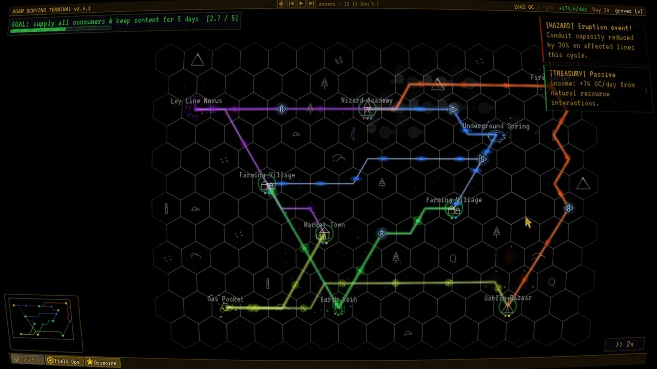 Arcana, Gas & Waterworks Inc. Demo Screenshot 2