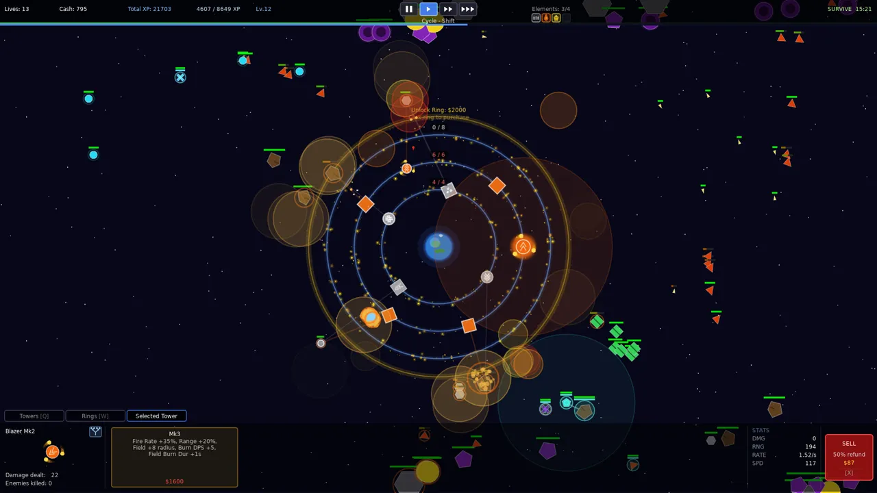 Orbital Tower Defence Screenshot 0