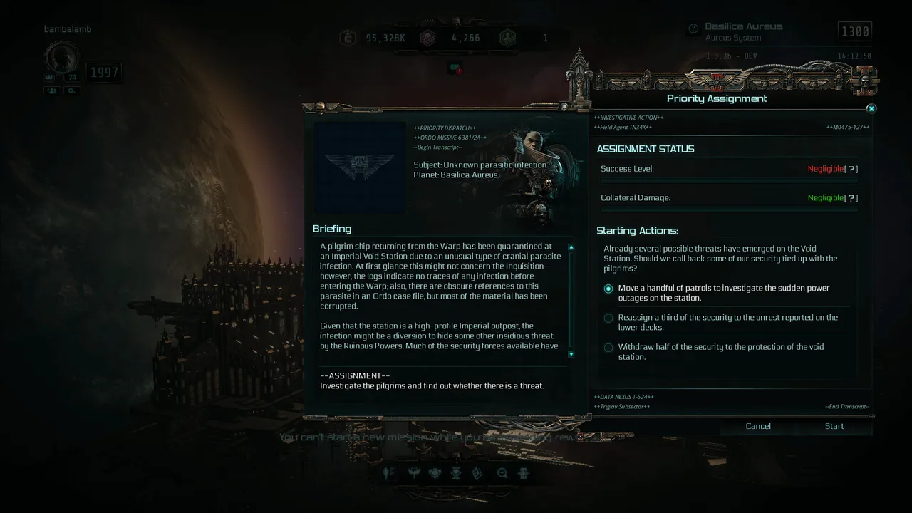 Warhammer 40,000: Inquisitor - Martyr - Hollow Bliss Screenshot 1