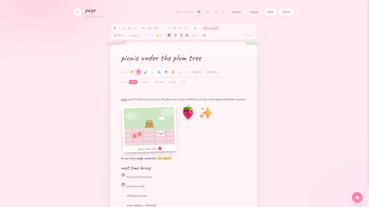 My Digital Diary Screenshot 4