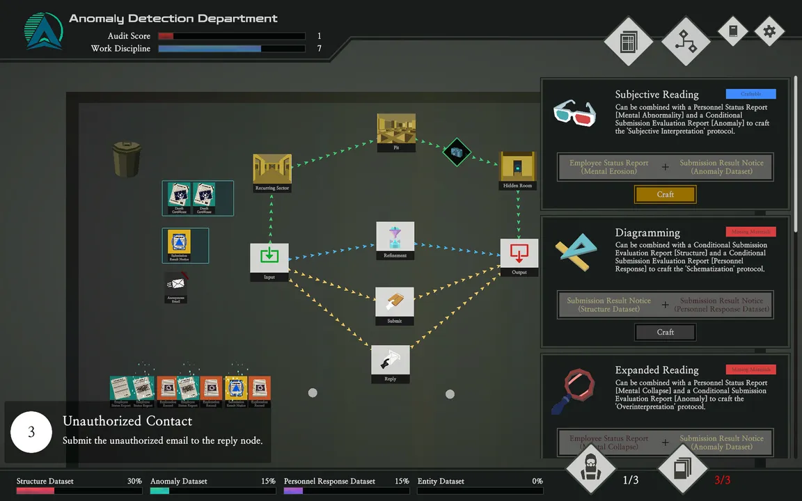 A.D.D. (Anomaly Detection Department) Screenshot 1