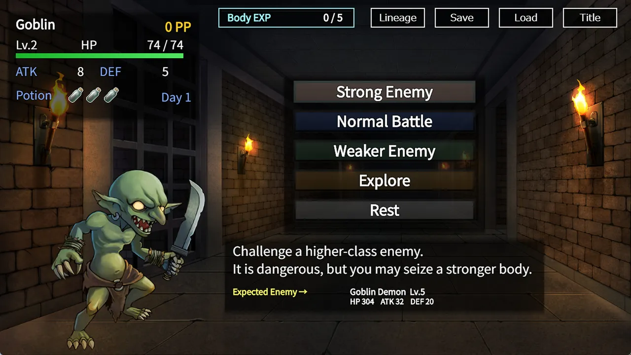 Parasite Survivor Screenshot 1