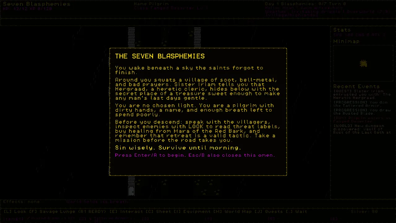 Seven Blasphemies Screenshot 3