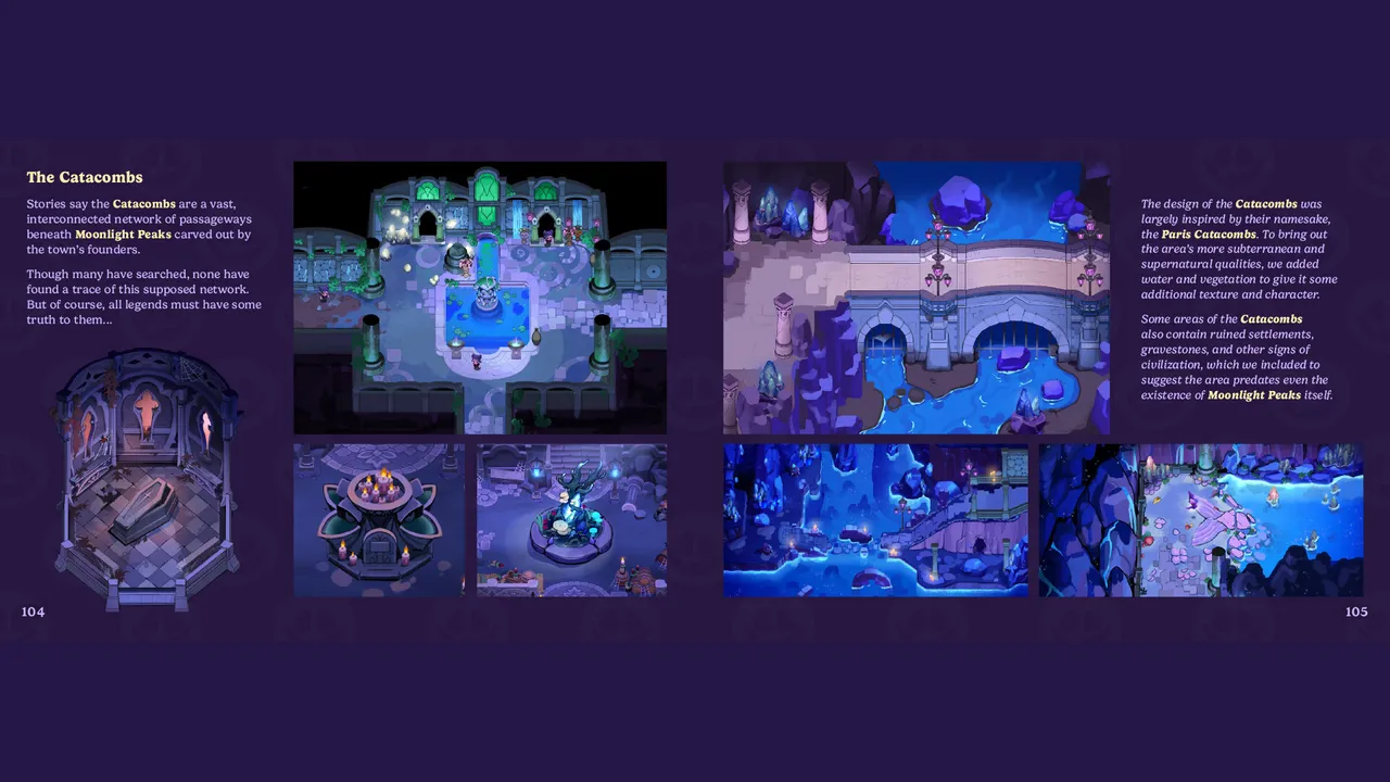 Moonlight Peaks - Art Book Screenshot 3