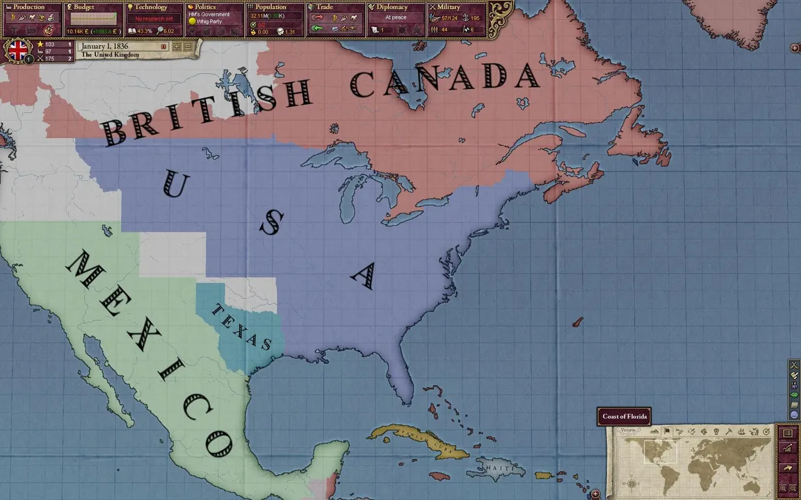 Victoria II Screenshot 2