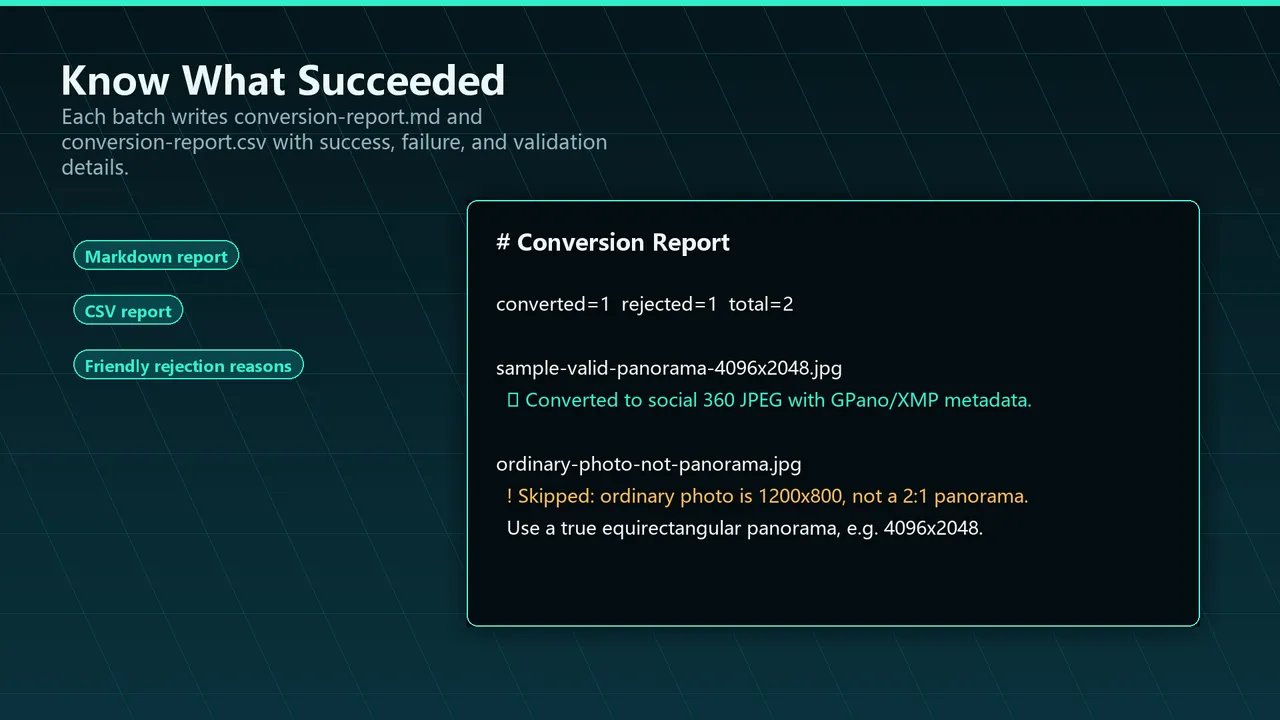 Batch Panorama Converter: 360 Image Tool Screenshot 4