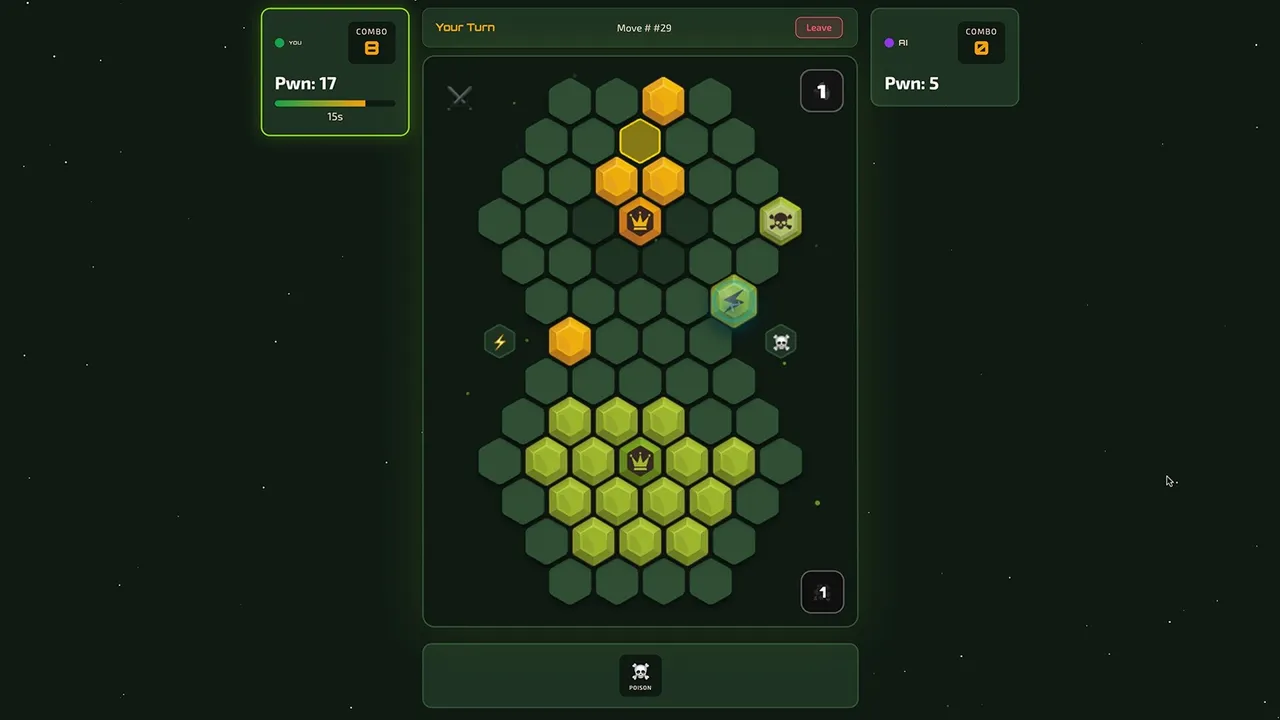Hex Clash - The Fractured Combs Screenshot 2