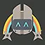 Rainbow shuriken icon