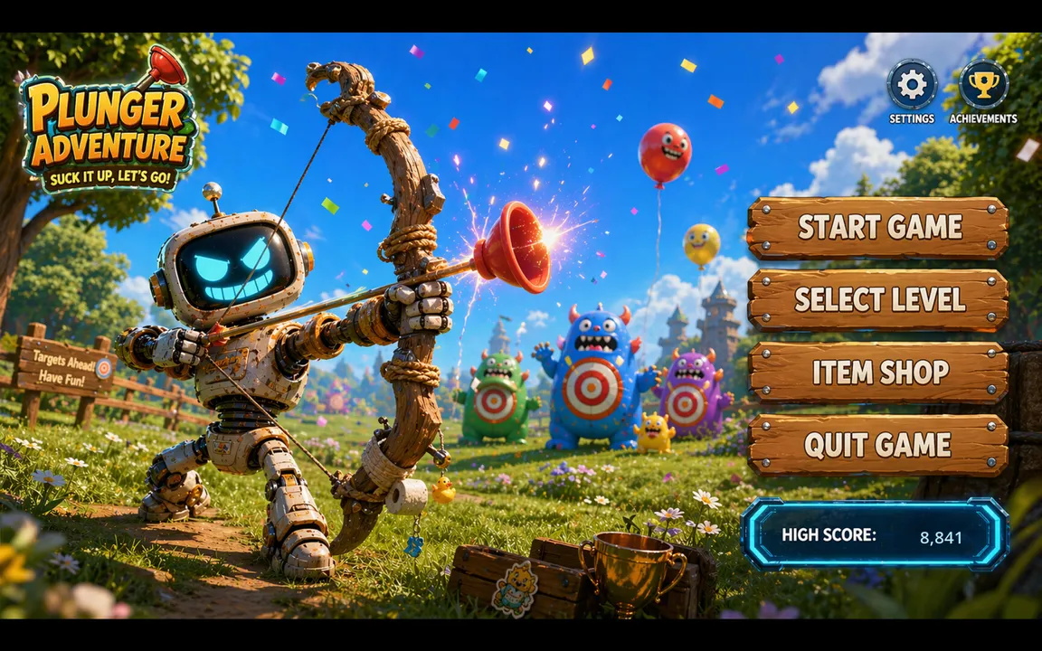 Plunger Archer: Wild Ranges Screenshot 0