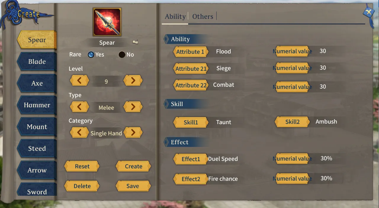 Treasures Editor Screenshot 0