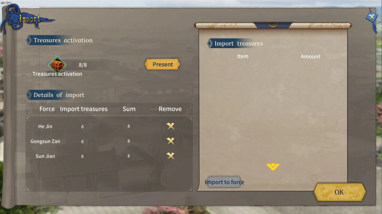 Treasures Editor Screenshot 1