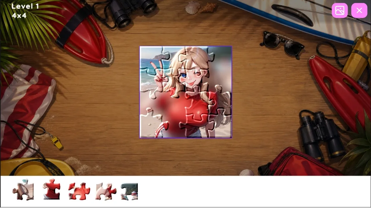 Hentai Puzzle: Sunny Screenshot 2