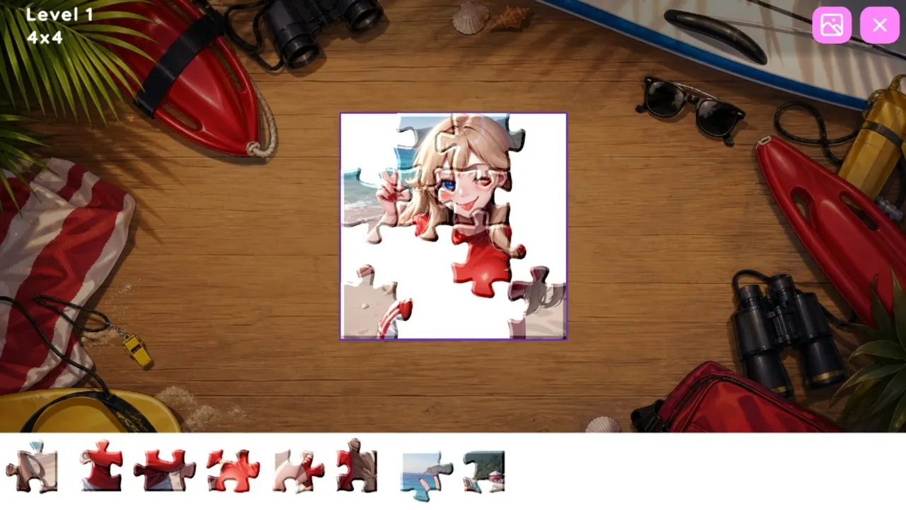 Hentai Puzzle: Sunny Screenshot 1