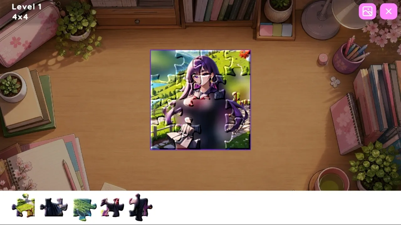 Hentai Puzzle: Midori Screenshot 2