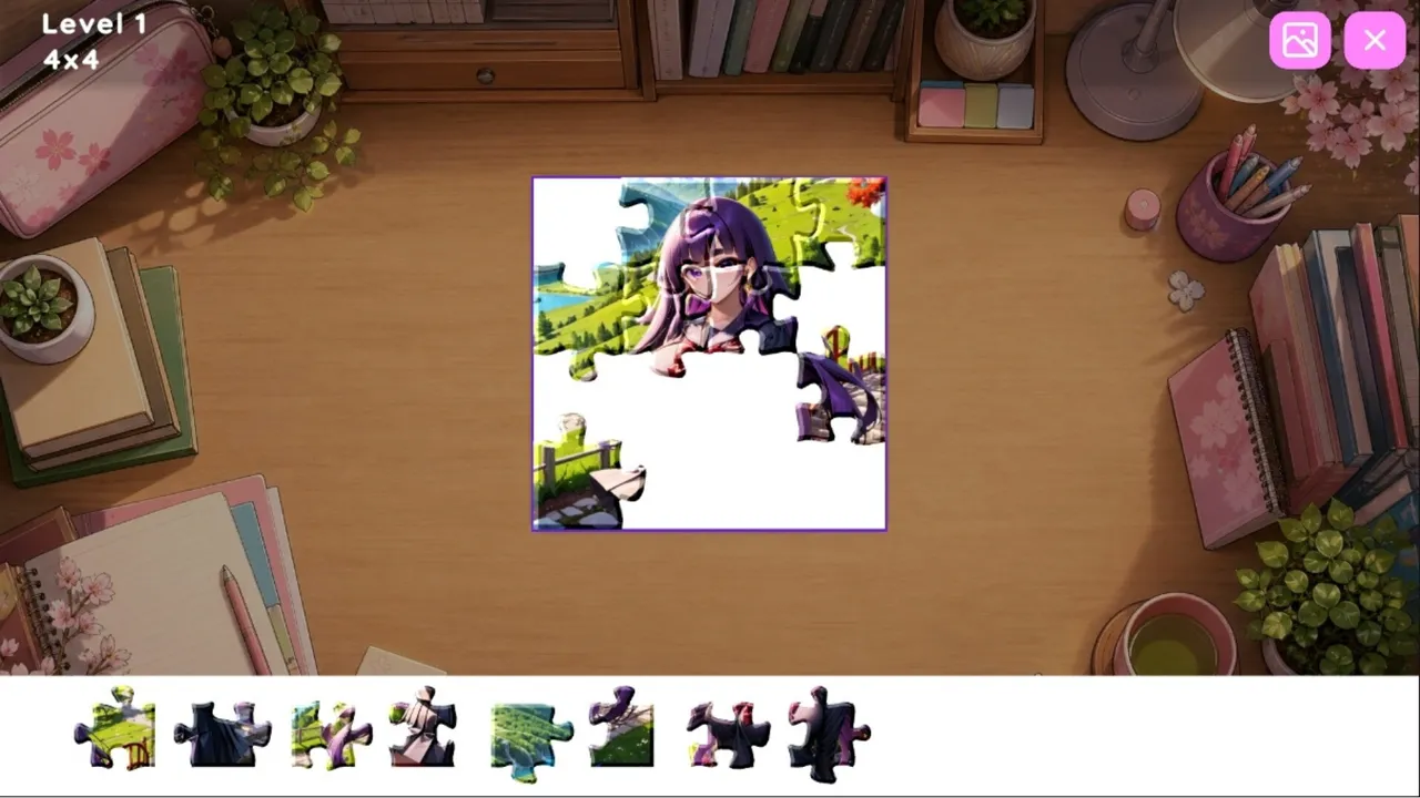 Hentai Puzzle: Midori Screenshot 1